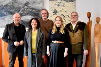 (v. l.) Michael Hannebacher, Asia Booraada, Andreas von Glahn, Michelle Klatt und Martin Hill freuen sich über eine sehr gelungene Ausstellung.