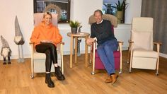 Geschäftsführerin Wendy Admiraal und Immobilienbesitzer Dr. Thies Boysen in einem der hellen Wohlfühlräume.