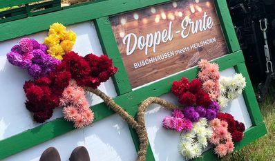 Das Organisationsteam freut sich auf zahlreiche Gäste bei der Doppel-Ernte für Groß und Klein.