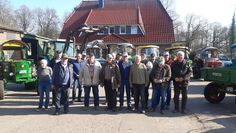 Bei strahlendem Frühlingswetter startete die bunt gemischte Gruppe anschließend zur ersten Ausfahrt durch die Feldmarken von Byhusen, Farven und Kutenholz.