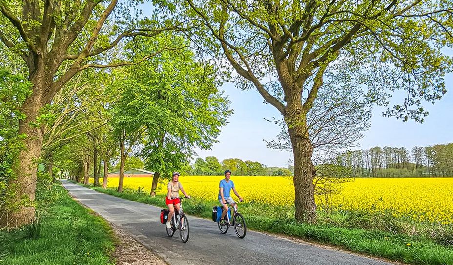 Das Radfahren in der Region lässt die Menschen viel Neues entdecken.