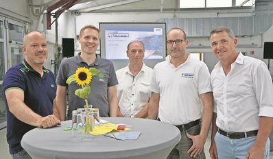 Tino Wachsmuth, Sebastian Lemmermann, Frank Stegitz, Dieter Poppe und Dirk Sauer tauschten sich aus.
