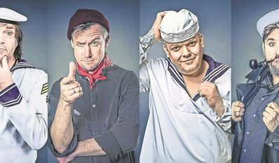 Die No Shanty Partyband Veermaster spielt am Herbstmarkt-Wochenende Partyhits und Coverrock.