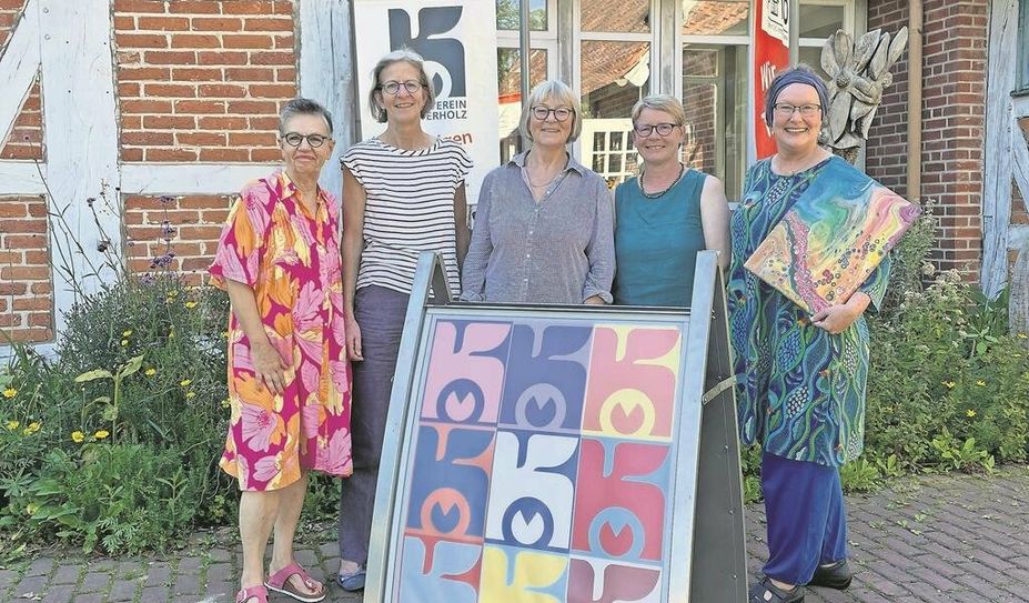 Das Team vom Kunstverein Osterholz freut sich auf viele Besucher:innen und Teilnehmer:innen.
