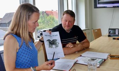 Stefanie Nass und Ihno Schild stecken noch mitten in den Vorbereitungen.