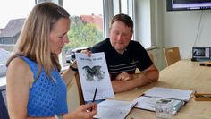 Stefanie Nass und Ihno Schild stecken noch mitten in den Vorbereitungen.