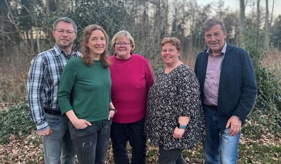 Das Vorstandsteam freut sich auf die kommende Zeit.