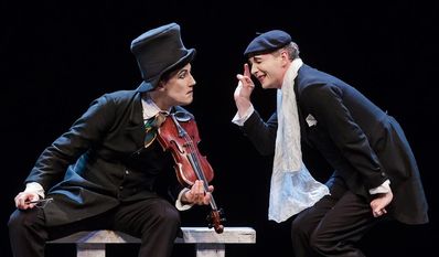 Meister der wortlosen Komik: Bodecker & Neander sind seit 1996 als Pantomime-Duo international unterwegs.