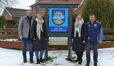 (v. l.) Die Vorstandsmitglieder Uwe Danel, Mayline Kohrs, Christiane Baack und Vorsitzender Henry Springer freuen sich auf ein abwechslungsreiches Jubiläumsjahr.