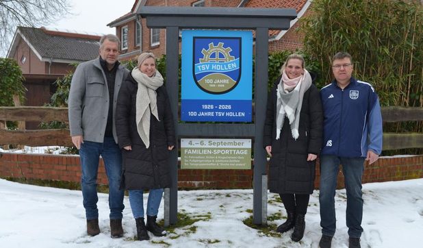 (v. l.) Die Vorstandsmitglieder Uwe Danel, Mayline Kohrs, Christiane Baack und Vorsitzender Henry Springer freuen sich auf ein abwechslungsreiches Jubiläumsjahr.