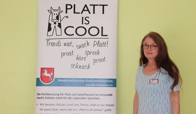 Andrea Schwarz ist Beraterin für die Sprachen Niederdeutsch und Saterfriesisch.