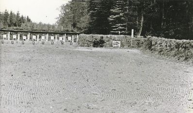 Der Schießstand 1953.