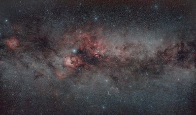 Eine Aufnahme der AVL-Fotogruppe: Die Milchstraße im Sternbild Schwan.