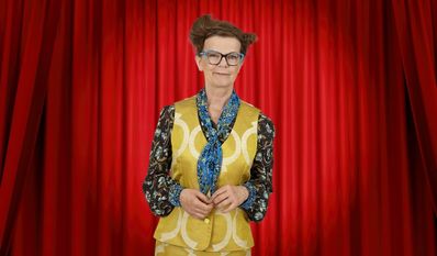 Begeisterte das Publikum: Karin Berkenkopf alias Frieda Braun.