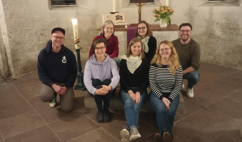 (v. l.) Benjamin Fromm, Caroline Schneider-Kuhn, Tanja Kamp-Erhardt, Friederike Köhn, Christina Riegert,   Janna Eckert und Henning Mahnken freuen sich auf die neue Aktion.