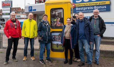 Die Fotografierenden freuen sich, den Bremervörder Bürgern mit den Fotos ein wenig den Tag zu verschönern.