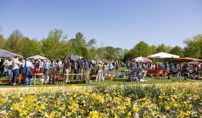 Besonders bei sonnigem wetter lohnt sich ein Besuch im Park der Gärten.