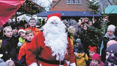 Der Weihnachtsmann wird besonders den Kindern ein Leuchten in die Augen zaubern.