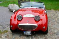 Der rote Austin-Healy (Baujahr 1960) gehört dem Gnarrenburger Fahrschulllehrer Norbert Blanken.
