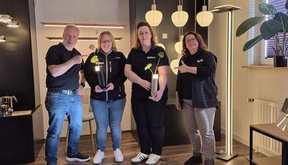 Das Team freut sich auf die Marktwoche mit vielen Produkten zum Aktionspreis.