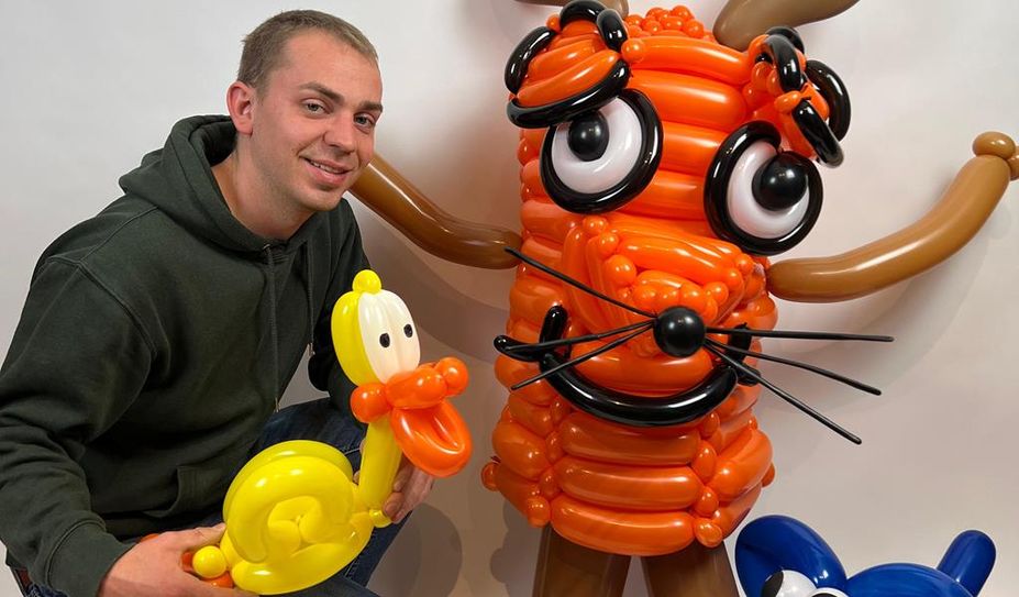 Zum ersten Mal dabei: Zauberer und Ballonkünstler Marvin Ohmstedt.