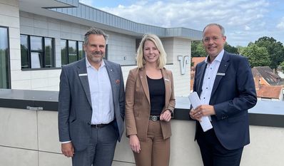 (v. l.) Michael Kersting, Stefanie Kase und Jan Mackenberg schauen positiv in die Zukunft.