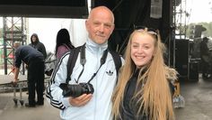 Ralf G. und Leona Poppe auf der Hauptbühne beim Hurricane-Festival 2018.