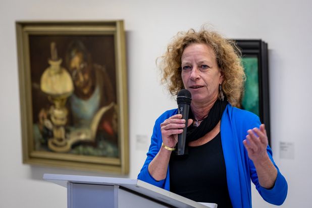 Cornelia Hagenah in der Worpsweder Kunsthalle