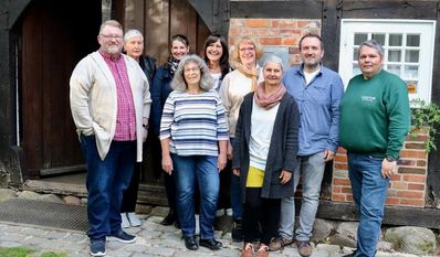 Das neue Orga-Team mit vielen kreativen Ideen.