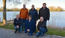 (stehend v. l.) Torsten Schwerdt, Ingo Flathmann, Heinz Schütt sowie (sitzend v. l.)  Ralf Pülsch, Christina Rotondo-Renken und Heinz Stabel freuen sich auf das 70. Spielmannszugtreffen.
