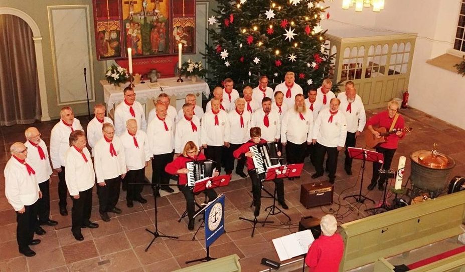 Der Shanty-Chor Loxstedt tritt am Samstag, 3. Dezember, in Beverstedt auf.