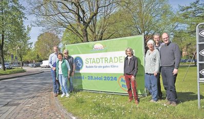 Die Mitglieder aus der AG Nachhaltigkeit/Projekt und der Gemeinde wollen Menschen dazu motivieren, öfter auf das Fahrrad zu steigen.