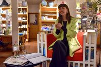 Carla Hinrichs bei ihrer Lesung in Bremervörde.