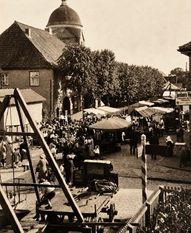 Der Bartholomäusmarkt um 1950.