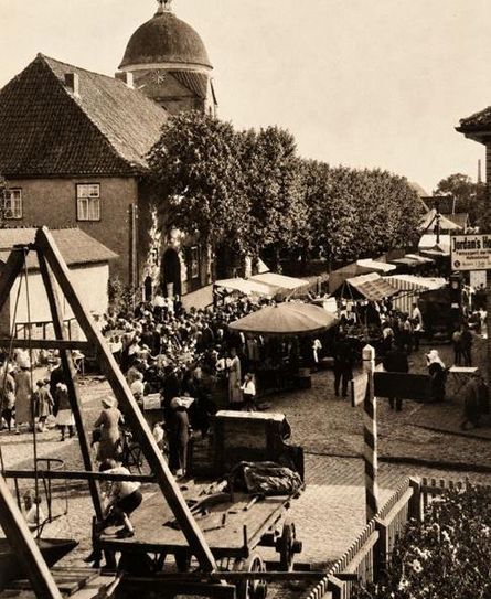 Der Bartholomäusmarkt um 1950.