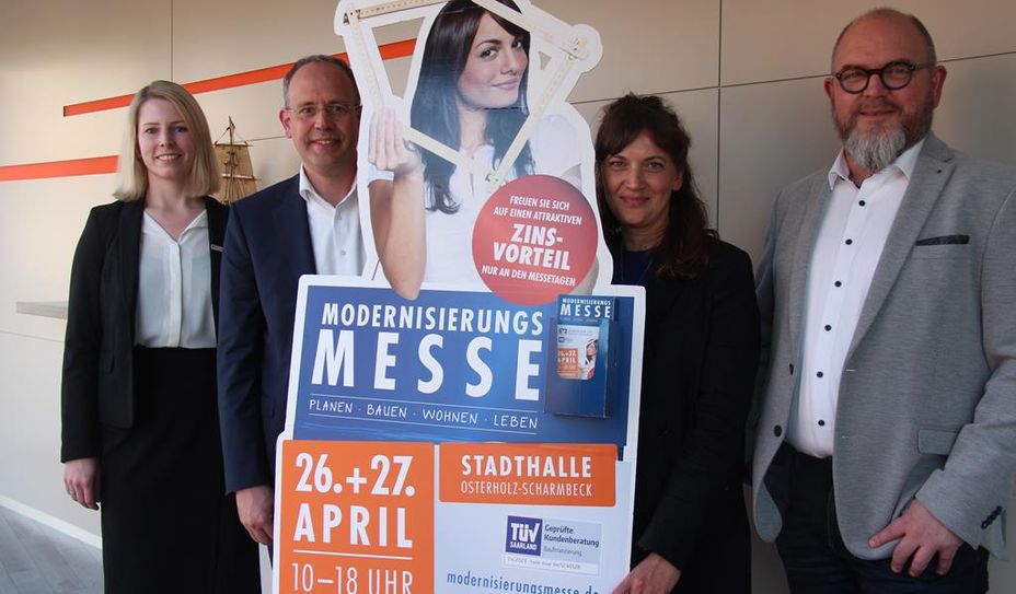 Volksbank und Stadthalle laden am kommenden Wochenende zur 19. Modernisierungsmesse in die Stadthalle ein.
