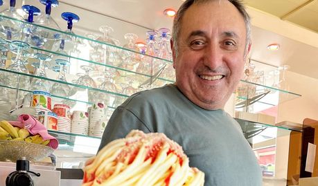 Antonio Grossi liebt Eiscreme.
