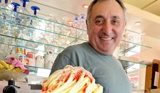 Antonio Grossi liebt Eiscreme.