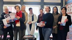 Hoffen auf zahlreiche Anmeldungen: Corinna Holljes, Dr. Martina Michelsen, Stefanie Möller, Heike Oeker, Veronika Völker, Berit Michaelis, Alla Akselrod und Anja Nachtigall (v. li.)