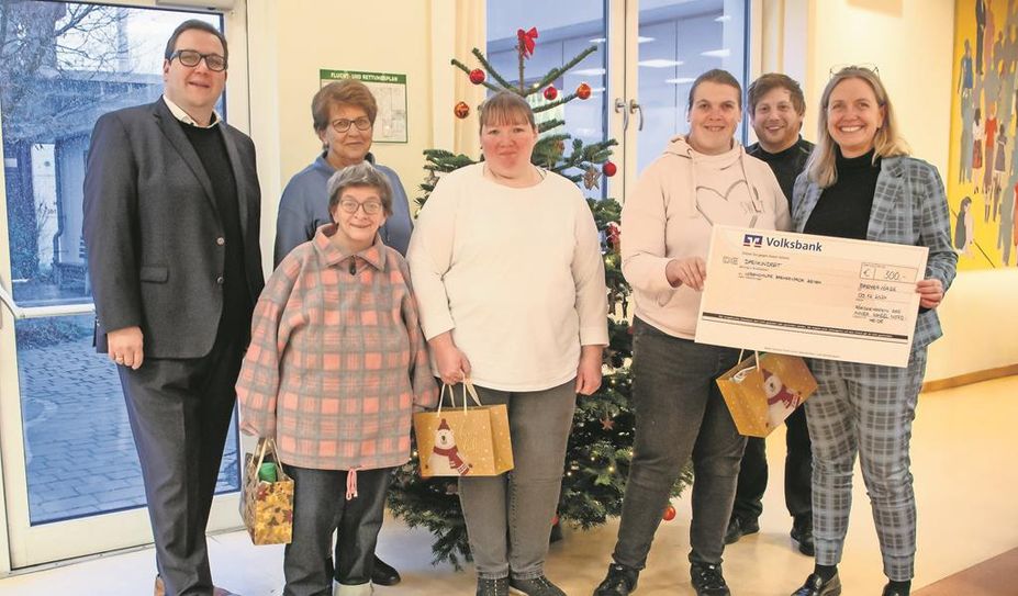 Das Team der Lebenshilfe freut sich über die Unterstützung.