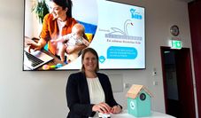 Bürgermeisterin Christina Jantz-Hermann bei der Vorstellung des Portals Little Bird.