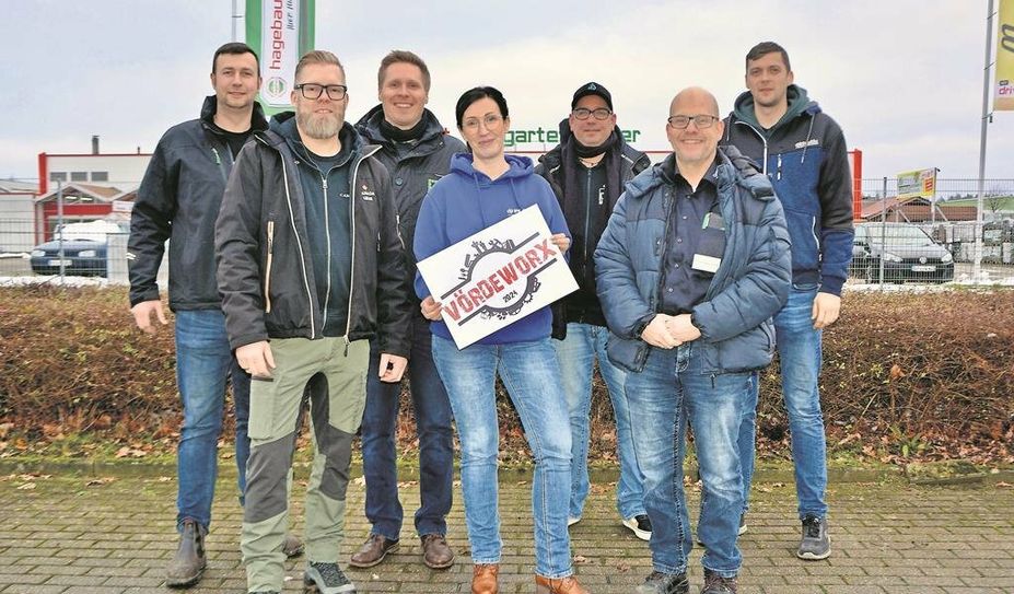 Die Initiatoren Hendrik Holst (v. li.), Heiko Michaelis, Sebastian Lemmermann, Tina Stegitz, Claus Röwer, Stefan Wylega, Andreas Lahai suchen weitere Kooperationspartner, Sponsoren und Unterstützer aus allen Sparten der Wirtschaft.