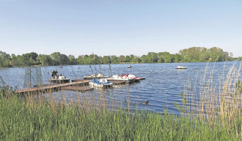 Der Vörder See bietet viel Platz und eine wunderschöne Aussicht.