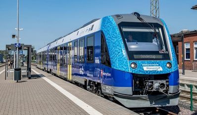 Der Wasserstoffzug ist auch in Bremervörde sehr beliebt.
