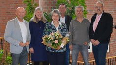 Anke Triebel wurde vom Rathaus-Team verabschiedet.