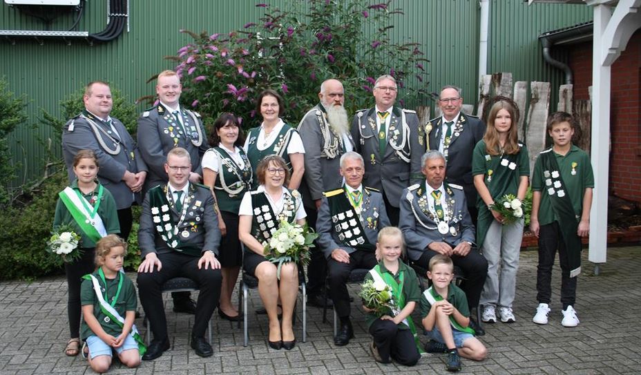 Werden das Schützenjahr regieren: die neuen Majestäten.