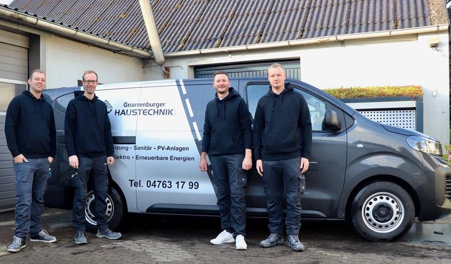Ein junges Team: Felix Heitmann, Martin Wintjen, Patrick Wagenlöhner und Tom Ringe.