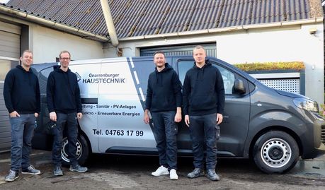 Ein junges Team: Felix Heitmann, Martin Wintjen, Patrick Wagenlöhner und Tom Ringe.
