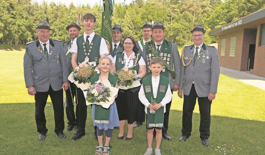 Die Königsfamilie freut sich auf ein paar schöne gemeinsame Tage mit allen Schützen, Gästen und Bewohnerinnen.