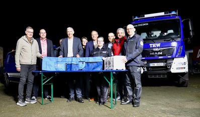 Der Ortsverband Osterholz-Scharmbeck des THW war in diesem Jahr der Spendenempfänger.